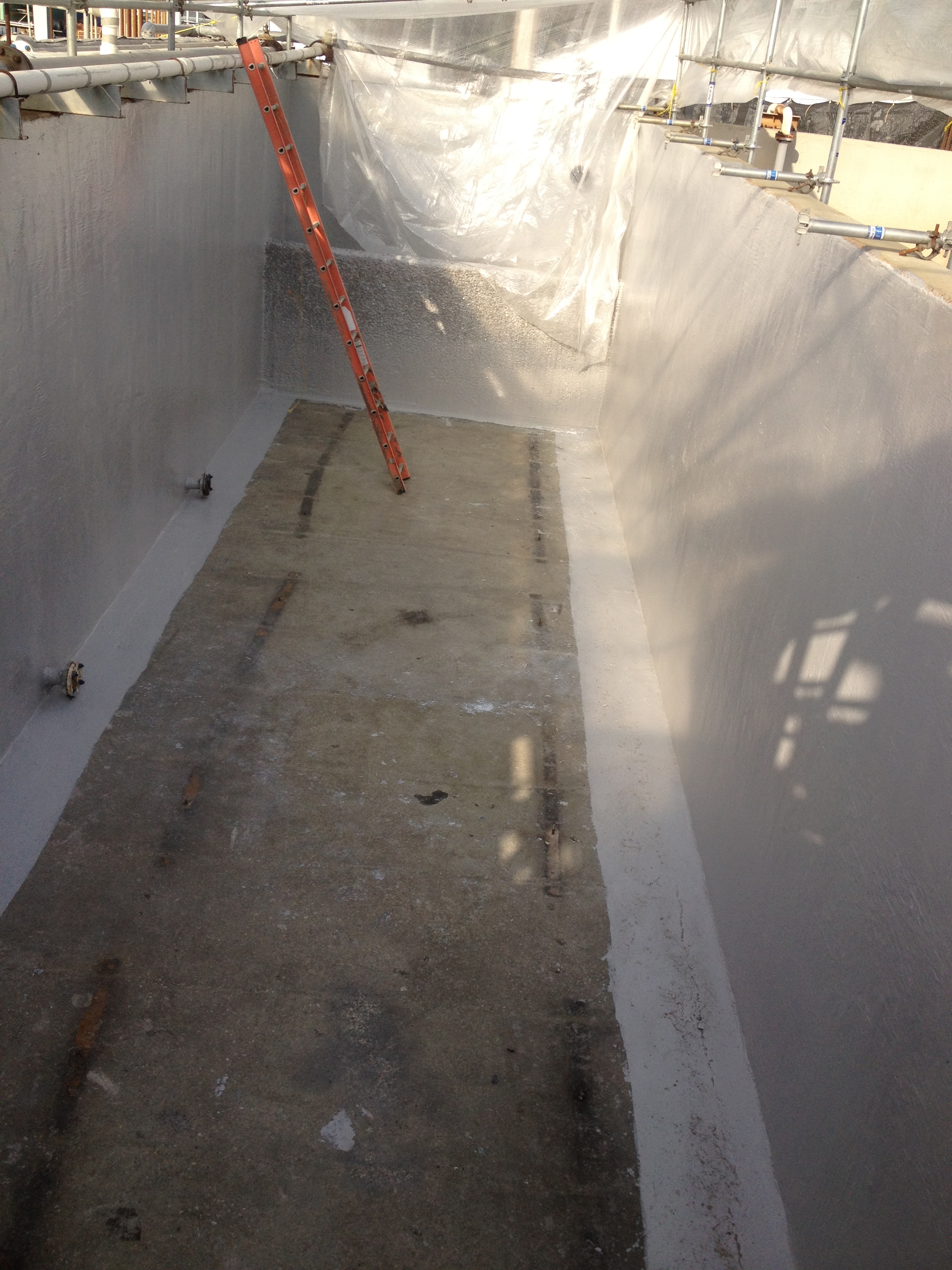 Acid pit rehabilitation and chemical proofing — Shintech